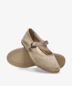 Mujer pabloochoa.shoes Merceditas|Alpargatas*Alpargatas CORINA M6360 en topo