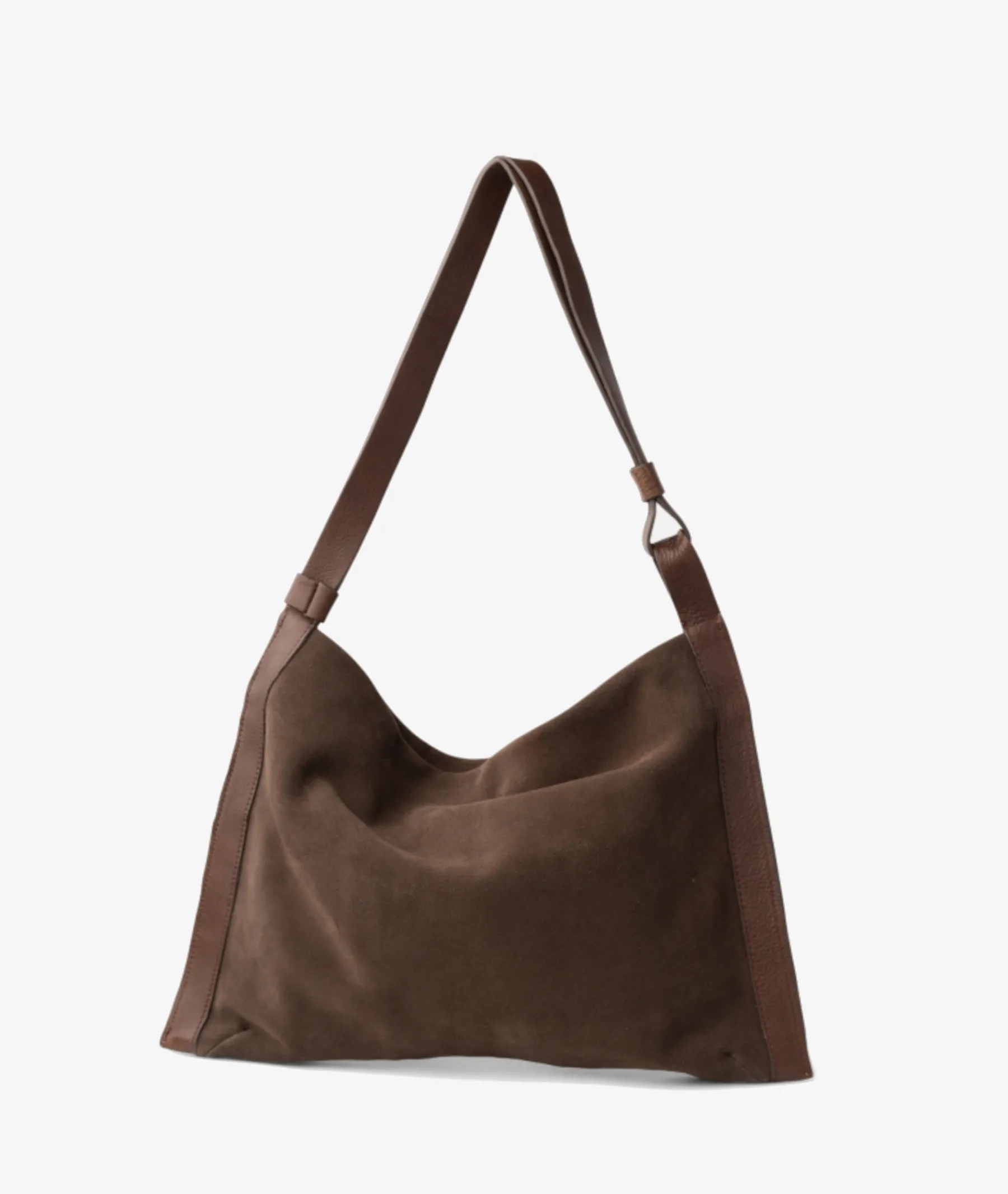 Mujer Biba Bolsos*Bolso de piel BEV1L en serraje marrón