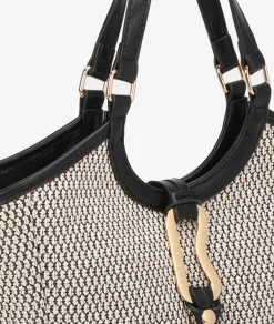 Mujer pabloochoa.shoes Bolsos*Bolso de rafia 21022 en negro