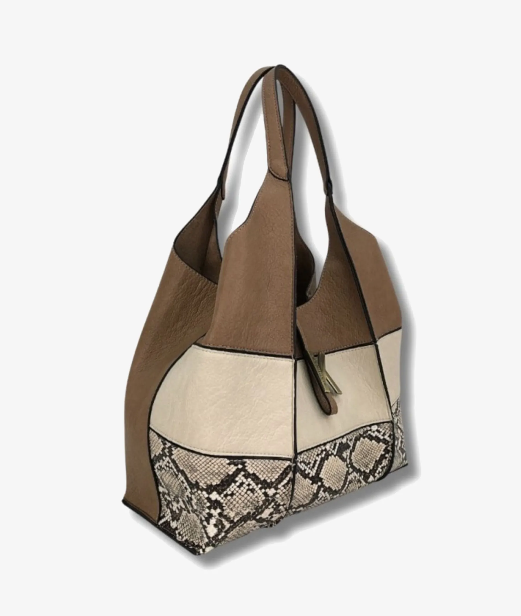 Mujer Martina K Bolsos*Bolso 7826 en serpiente taupe