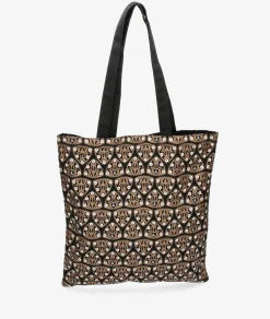Mujer bloom&you Tote Bags|Bolsos*Bolso textil bloom&you ART DECO TOTE en negro
