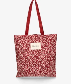 Mujer bloom&you Tote Bags|Bolsos*Bolso textil bloom&you FLOWER TOTE en cereza