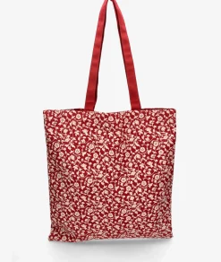 Mujer bloom&you Tote Bags|Bolsos*Bolso textil bloom&you FLOWER TOTE en cereza