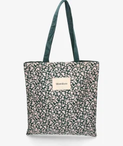 Mujer bloom&you Tote Bags|Bolsos*Bolso textil bloom&you FLOWER TOTE en caki