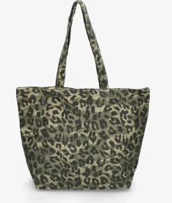 Mujer bloom&you Tote Bags|Bolsos*Bolso textil bloom&you LEOPARD HUNTER TOTE en leopardo