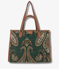 Mujer Martina K Bolsos*Bolso textil 2503807 en caki