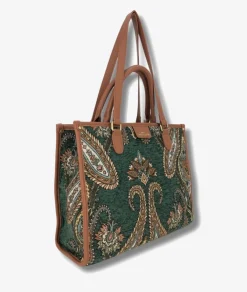 Mujer Martina K Bolsos*Bolso textil 2503807 en caki