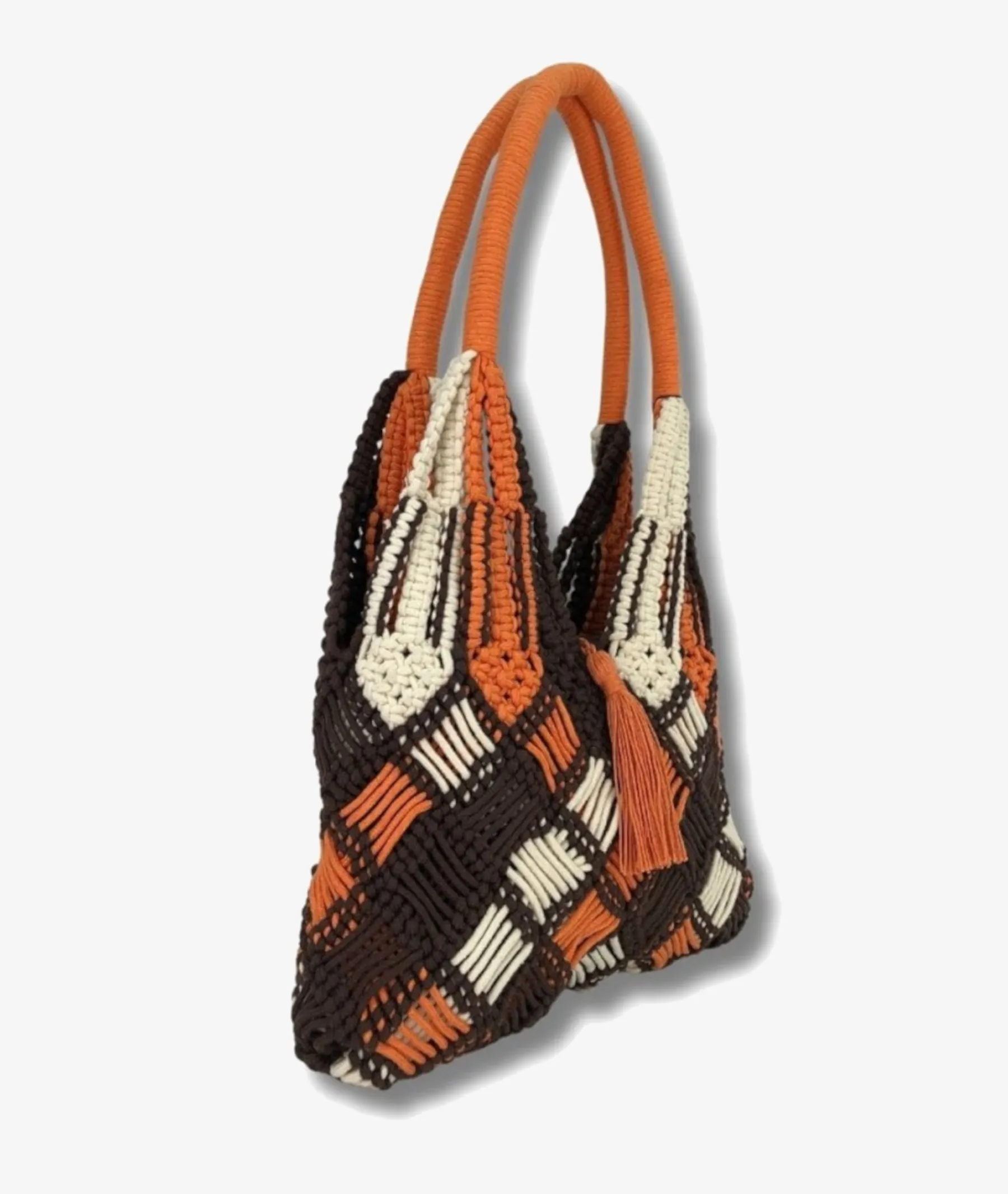 Mujer Martina K Bolsos*Bolso textil 9701 en marrón