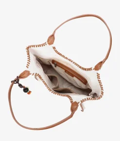 Mujer pabloochoa.shoes Bolsos*Bolso textil 21112 en beige