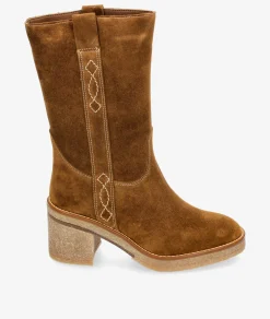 Mujer Alpe Botas*Botas 5238 en serraje cuero
