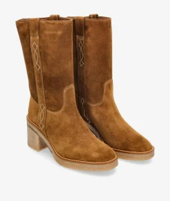 Mujer Alpe Botas*Botas 5238 en serraje cuero