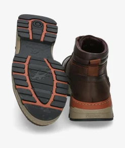 Hombre Fluchos Botines*Botas F1844 en nobuck marrón