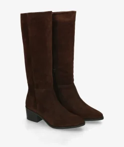 Mujer pabloochoa.shoes Botas*Botas 39511 en serraje marrón