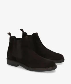 Hombre Traveris Botines*Botas 28969 en serraje marrón