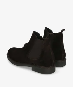 Hombre Traveris Botines*Botas 28969 en serraje marrón
