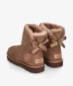 Mujer UGG Botines*Botas MINI BAILEY BOW en topo