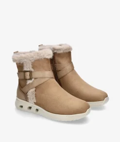 Mujer Amarpies Zapatos Confort|Botines*Botines 29413 en beige