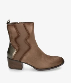 Mujer Amarpies Zapatos Confort|Botines*Botines 29503 en topo