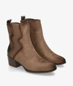 Mujer Amarpies Zapatos Confort|Botines*Botines 29503 en topo