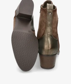 Mujer Amarpies Zapatos Confort|Botines*Botines 29503 en topo