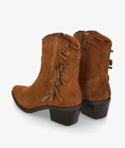 Mujer Carmela Botines*Botines 162663 en serraje cuero