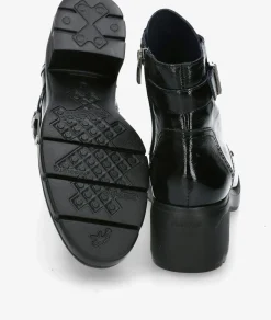 Mujer Fluchos Botines*Botines F2107 en charol negro