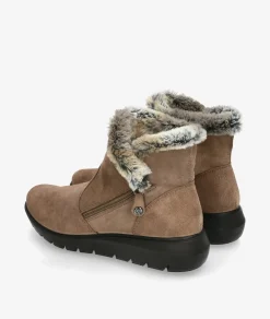 Mujer Imac Botines*Botines 856391 en serraje taupe