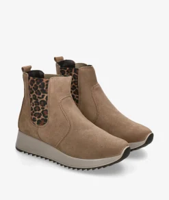 Mujer Imac Botines*Botines 858261 en serraje taupe
