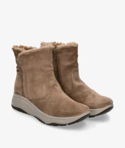 Mujer Imac Botines*Botines 856897 en serraje taupe