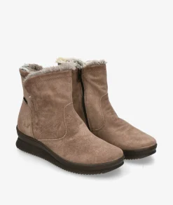 Mujer Imac Botines*Botines 856699 en serraje taupe
