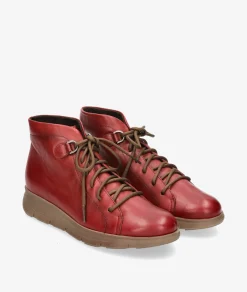 Mujer Kénnebec Botines*Botines 856 en cereza