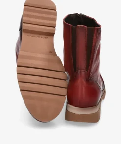 Mujer Kénnebec Botines*Botines 850-PISA en cereza