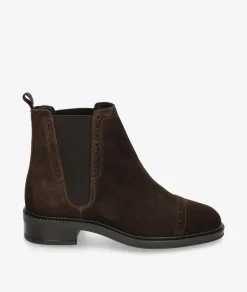 Mujer LOL Botines*Botines BERA 7236 en serraje marrón