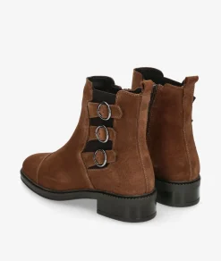 Mujer LOL Botines*Botines LUAR 7443 en serraje taupe