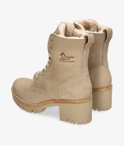Mujer Panamá Jack Botines|Botas*Botines PADMA B10 en nobuck piedra