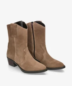 Mujer Rhostock Botines*Botines 13787 en serraje taupe