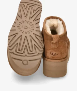 Mujer UGG Botas|Botines*Botines CLASSIC ULTRA MINI PLATFORM en cuero