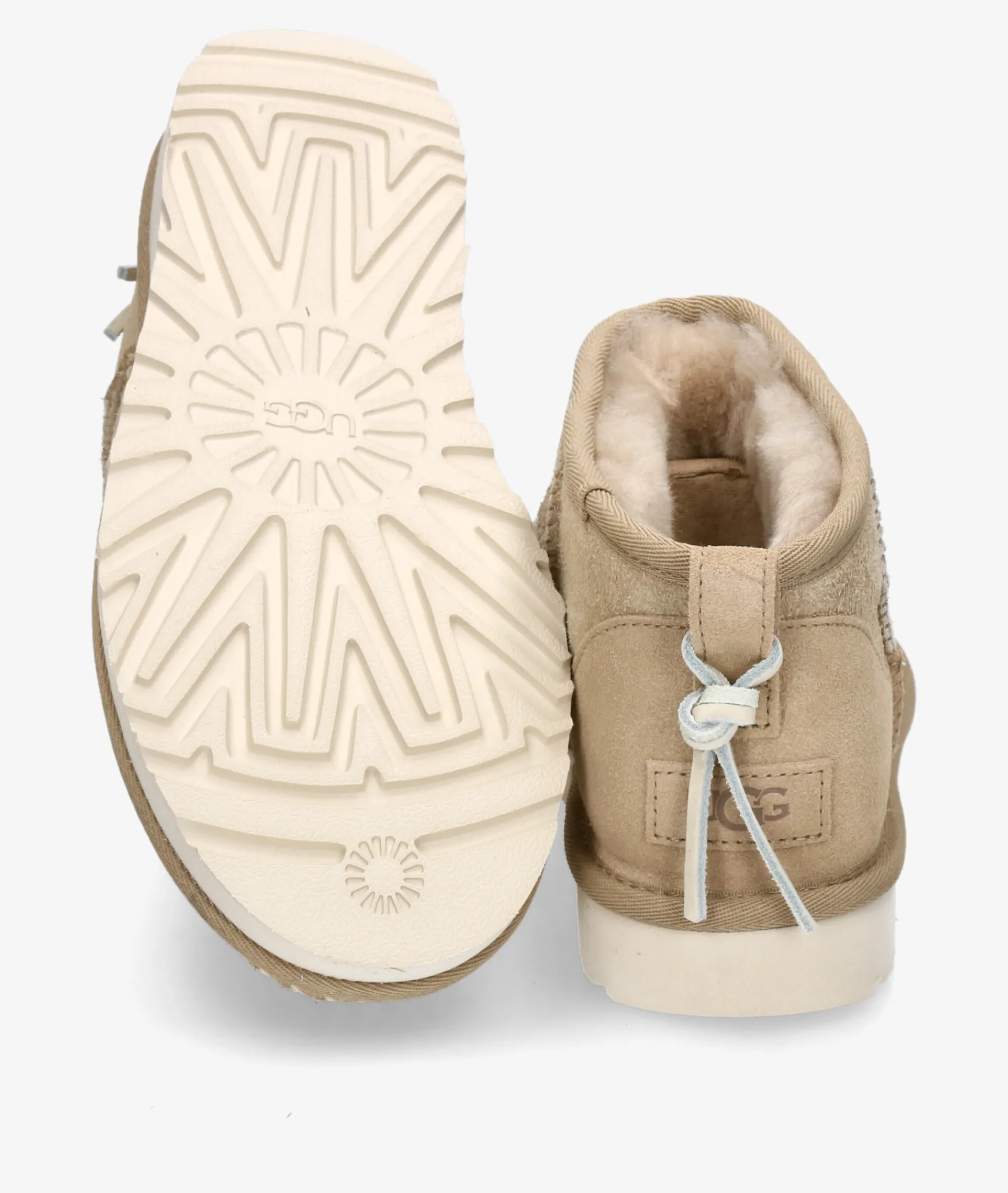Mujer UGG Botines|Botas*Botines CLASSIC ULTRA MINI BIARRITZ en beige
