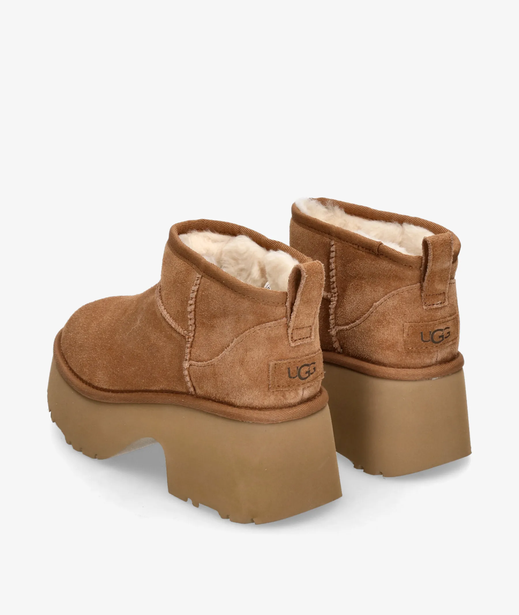 Mujer UGG Botas|Botines*Botines CLASSIC ULTRA MINI NEW HIGHTS en cuero