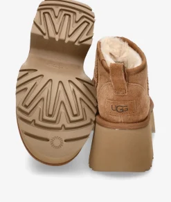 Mujer UGG Botas|Botines*Botines CLASSIC ULTRA MINI NEW HIGHTS en cuero