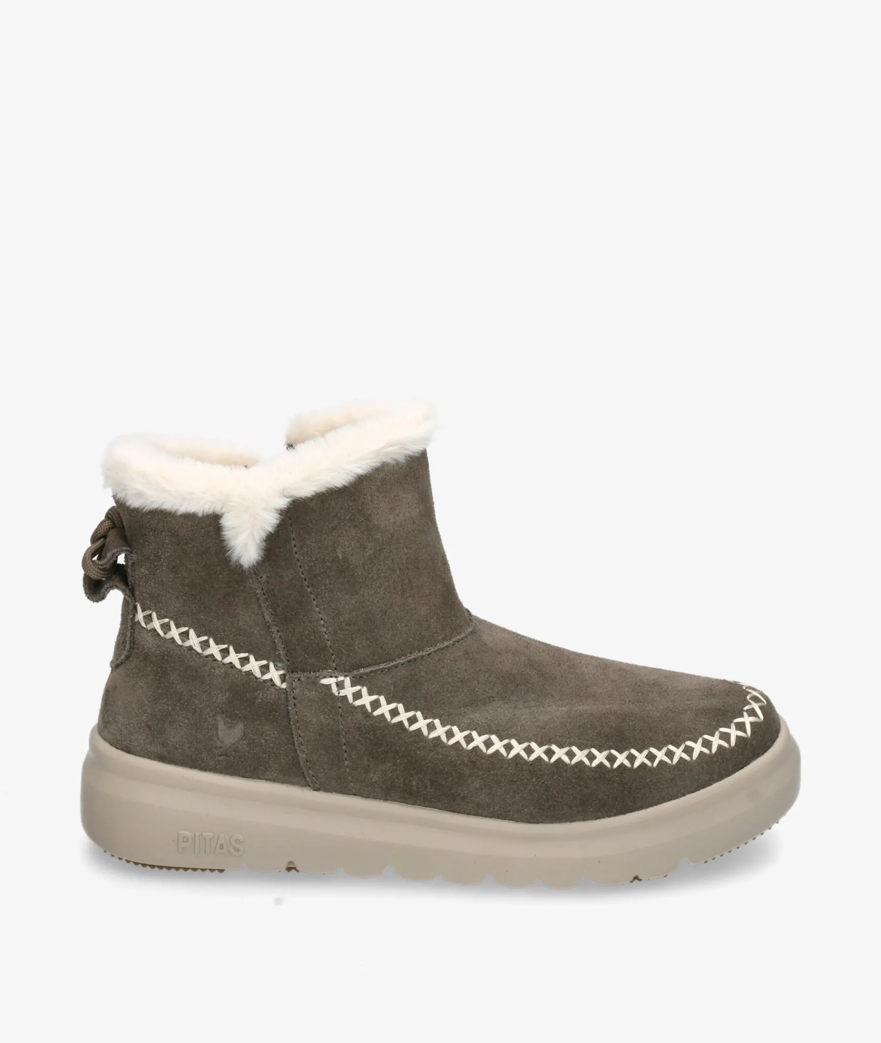 Mujer Walk in Pitas Botines*Botines DALE en serraje gris