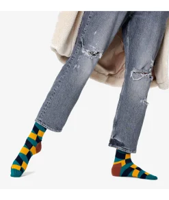 Mujer Happy Socks Calcetines|Calcetines*Calcetínes unisex JFO01-7300 en verde