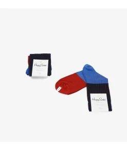 Mujer Happy Socks Calcetines|Calcetines*Calcetínes unisex BLR01-6001 en azul marino