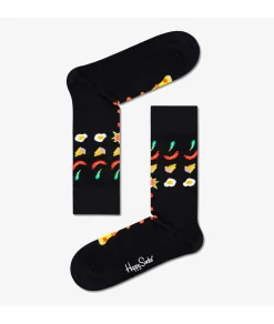 Mujer Happy Socks Calcetines|Calcetines*Calcetínes unisex PIV01-9300 en negro