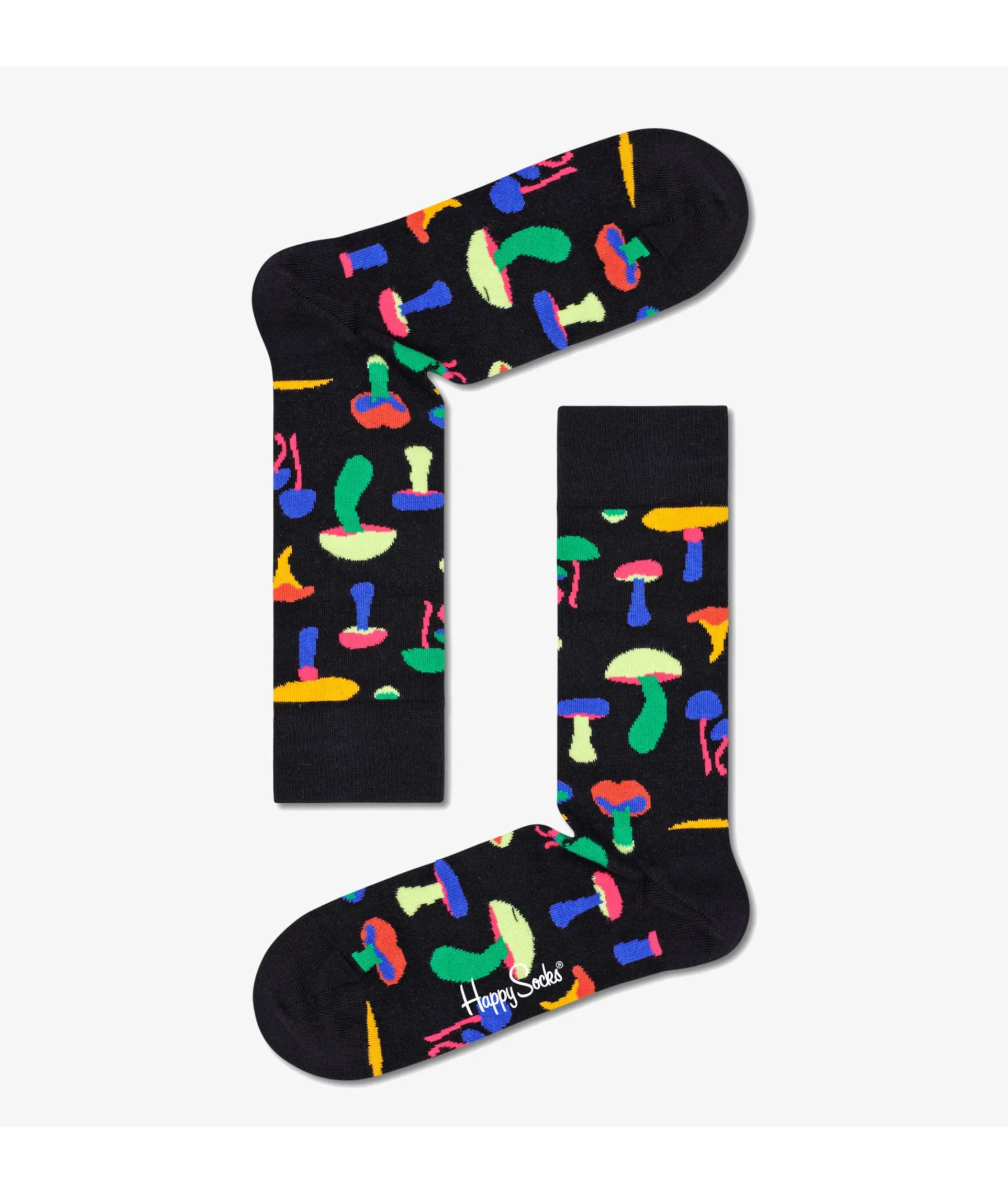 Mujer Happy Socks Calcetines|Calcetines*Calcetínes unisex MMU01-9300 en negro