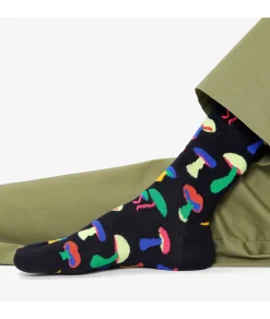 Mujer Happy Socks Calcetines|Calcetines*Calcetínes unisex MMU01-9300 en negro