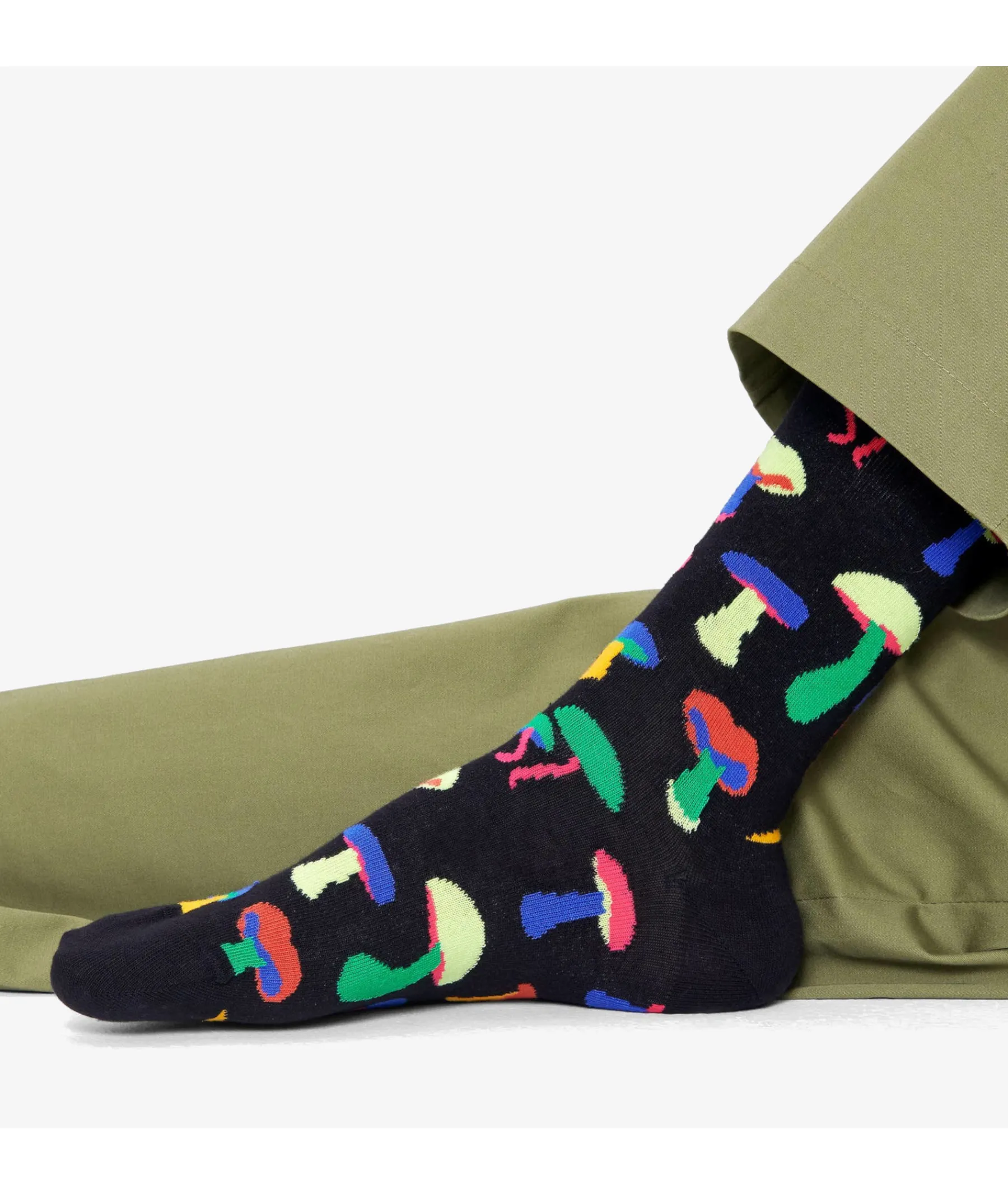 Mujer Happy Socks Calcetines|Calcetines*Calcetínes unisex MMU01-9300 en negro