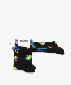 Mujer Happy Socks Calcetines*Calcetínes unisex P000051 en negro