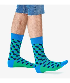 Mujer Happy Socks Calcetines|Calcetines*Calcetínes unisex FIO01-6400 en azul marino