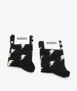 Mujer Happy Socks Calcetines*Calcetínes unisex P000132 en negro